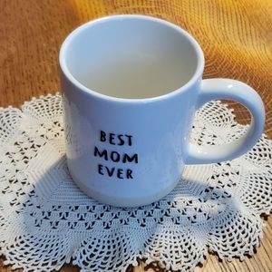 Best Mom Ever cup - cream/tan